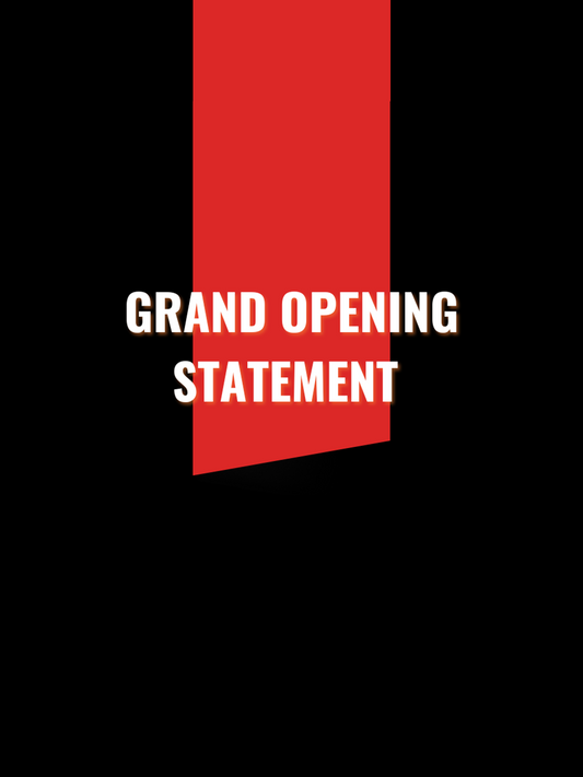 Grand Opening Statement – Disclaimer Creation Disclosure