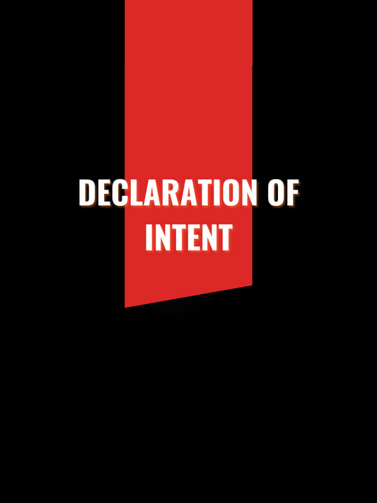 Declaration of Intent to Incorporate License