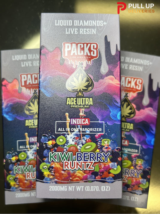 Kiwi Berry Runtz : Indica (2g Disposables)