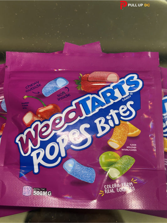 Weed Tart Rope Bites (500mg)