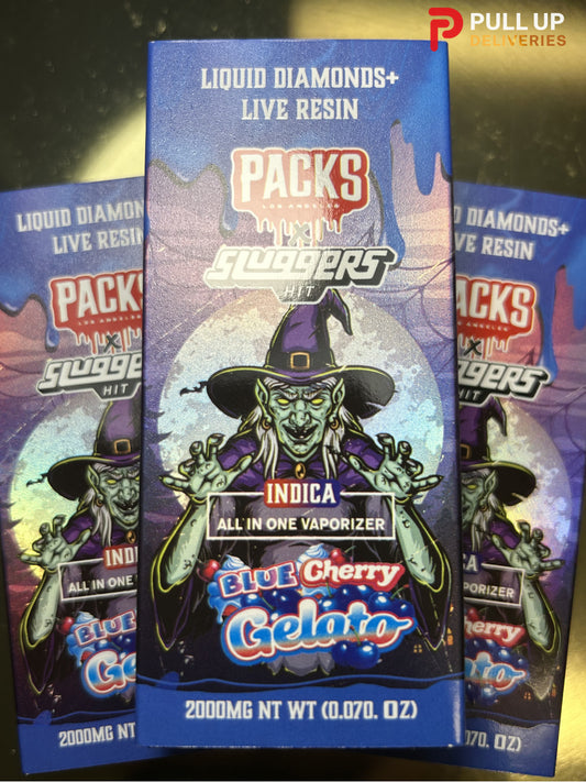 Blue Cherry Gelato : Indica (2g Disposables)